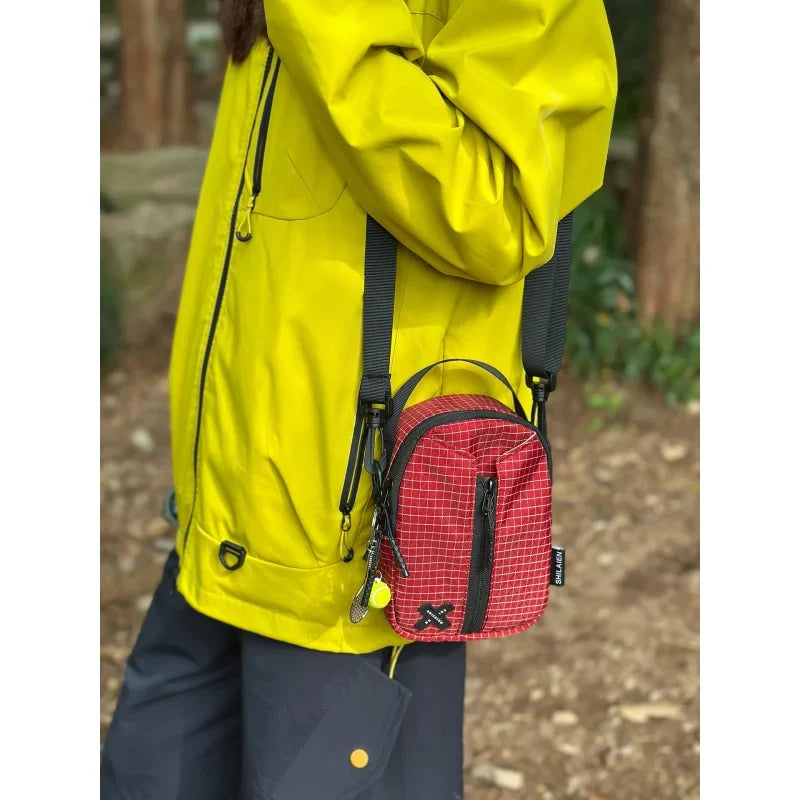 Women's Plaid Crossbody Bag – Casual Multifunctional Phone Bag