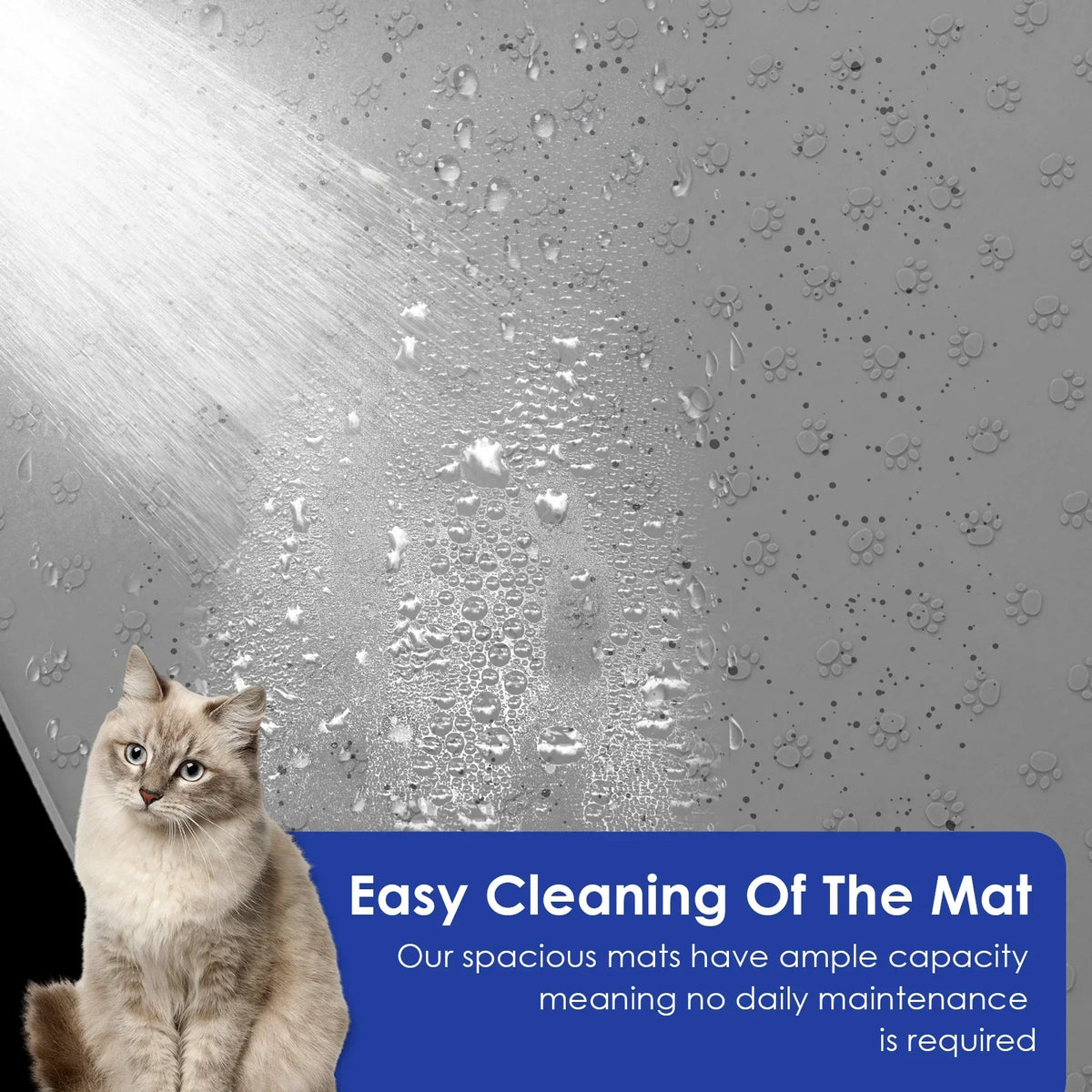 Waterproof Silicone Cat Litter Mat – Non-Slip Washable Pet Mat