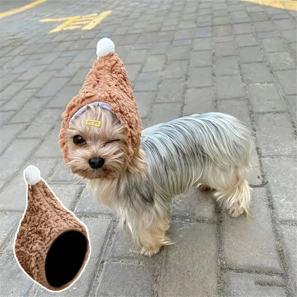 Winter Dog Hat & Noise-Reducing Hood for Small Dogs | 1.5–7.5kg