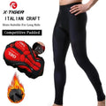X-TIGER Men's Thermal Cycling Bib Pants – 5D Gel Fleece
