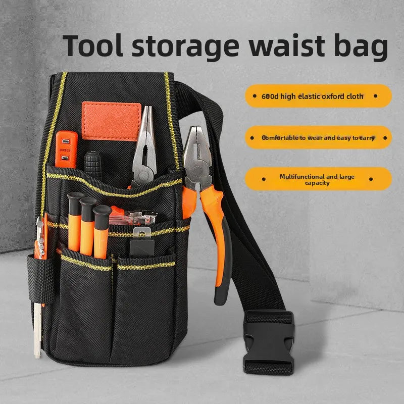 Multi-Layer Tool Waist Bag – Wear-Resistant Belt Pouch