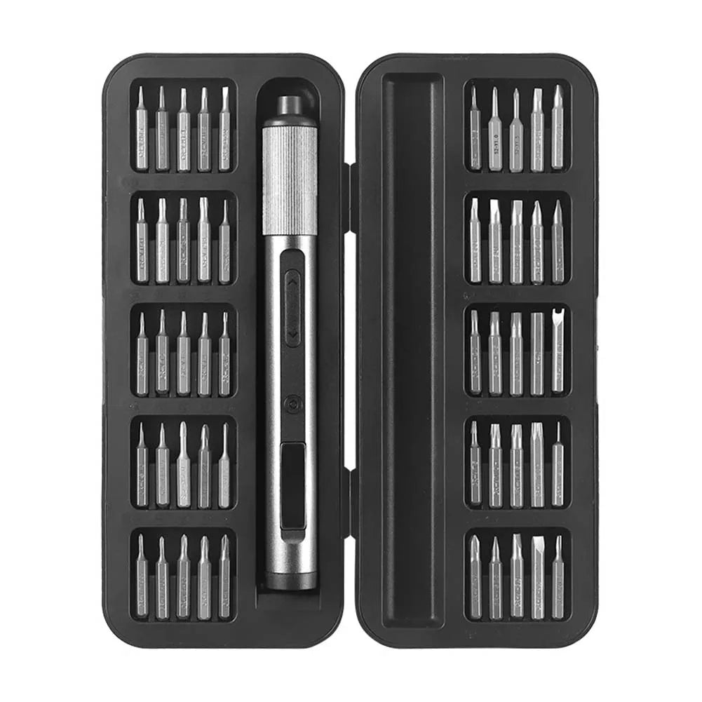 DAZZLEEX Rechargeable Precision Electric Screwdriver Set 50 Bits