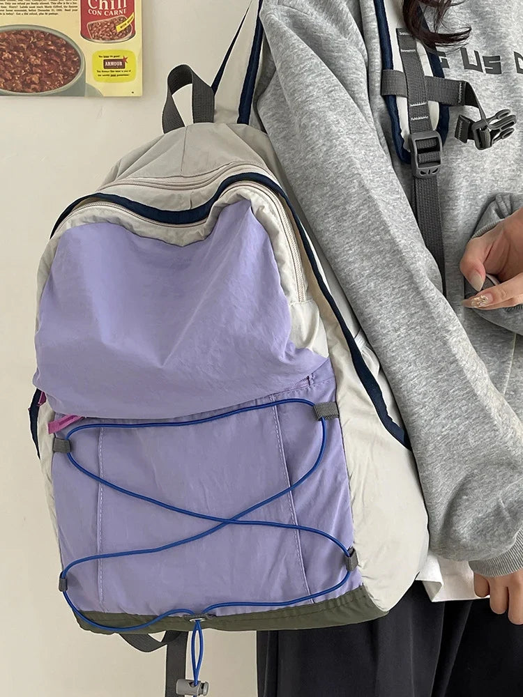 Nixie Color-Block Backpack – Lightweight Hiking & School Bag