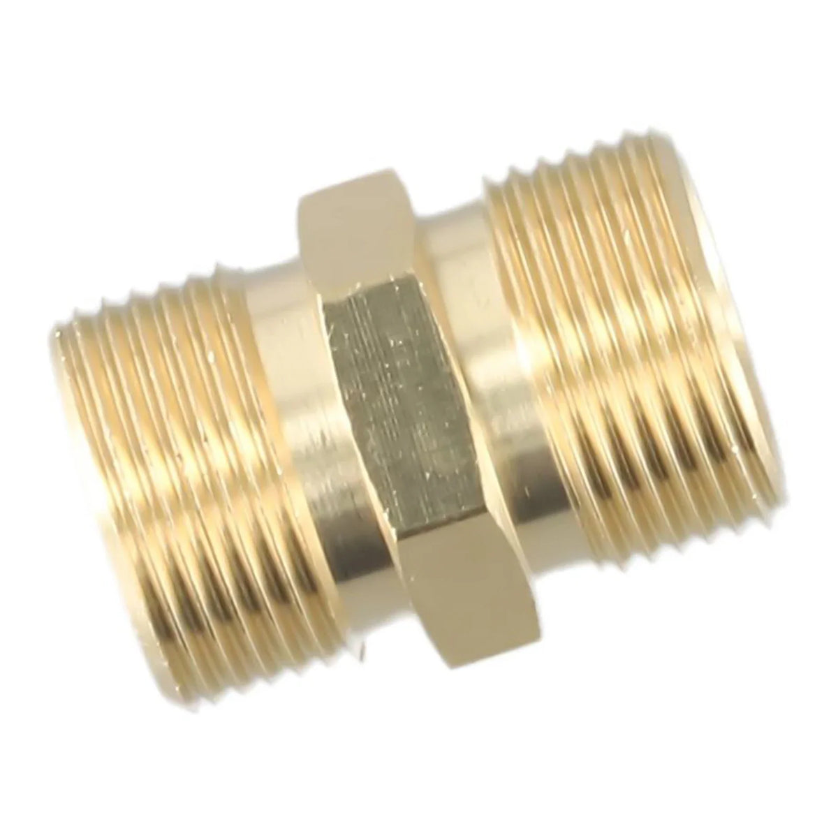 M22 Brass Pressure Washer Hose Adapter 14mm to 15mm