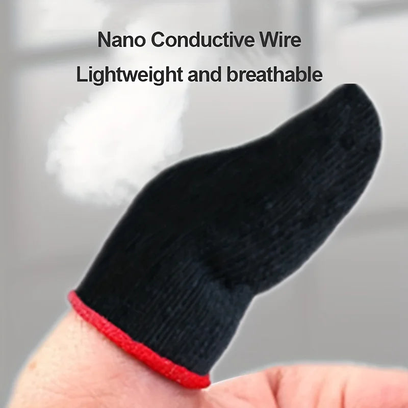 Gaming Finger Sleeves – Breathable Touch Screen Gloves 5/10 Pcs