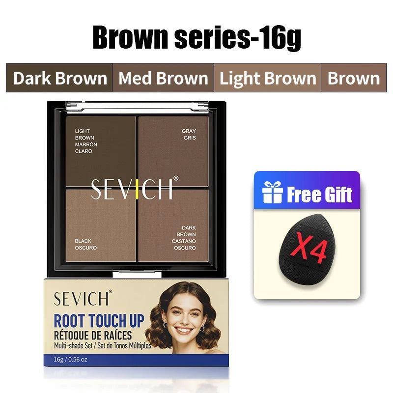 Sevich Waterproof Root Concealer Powder – Grey Coverage Touch-Up