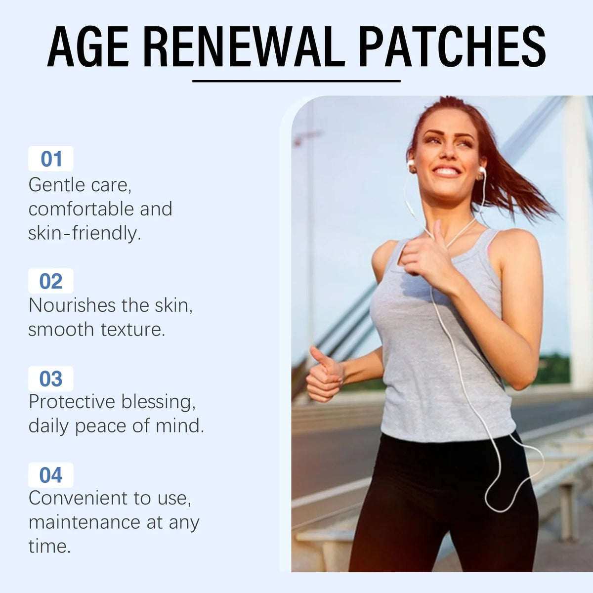 OceAura Age Renewal Body Patches – Moisturizing Skin Care 30pc