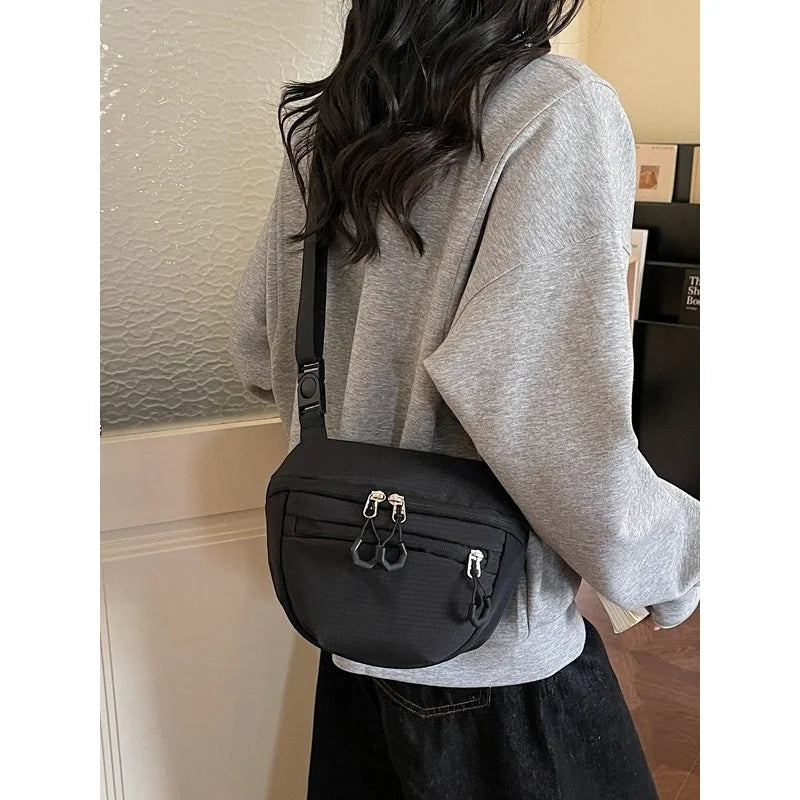 Women's Lightweight Nylon Crossbody Bag | Casual Shoulder Bag