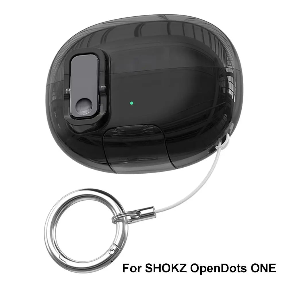 TPU Shockproof Case with Keychain for SHOKZ OpenDots ONE