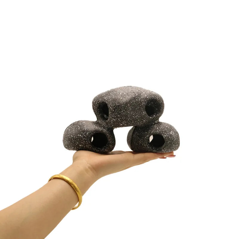 Fish & Shrimp Breeding Cave Resin Stone Aquarium Shelter Decor