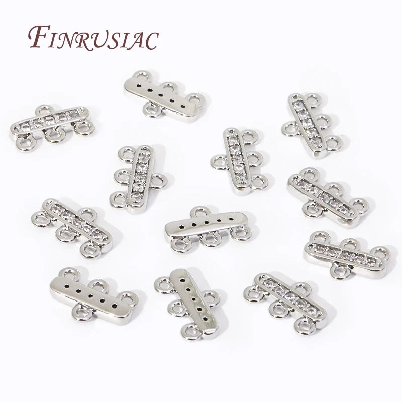 18K Gold Plated Necklace Connector Bar Clasps – 2/3 Strand
