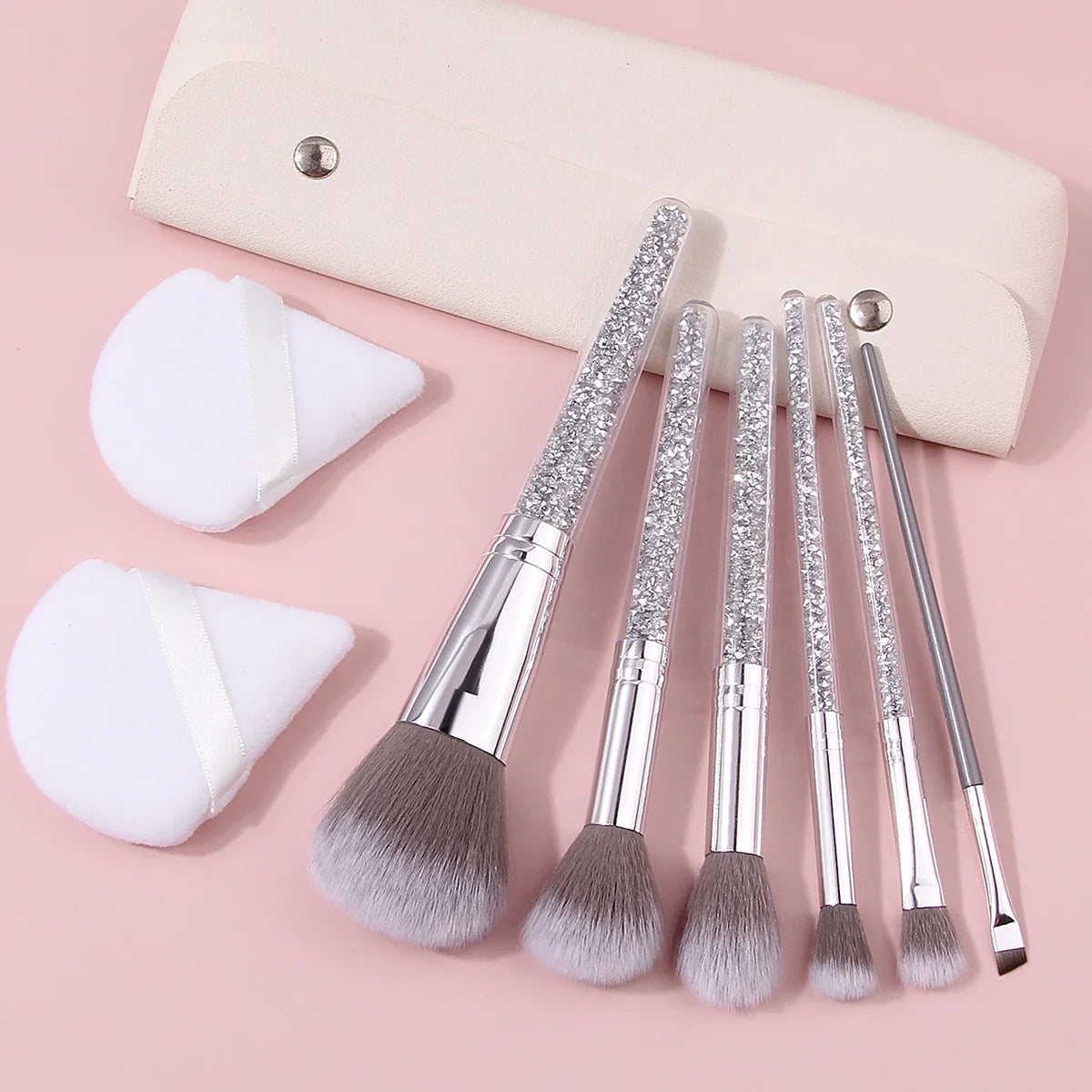 9-Piece Soft Makeup Brush Set – Foundation & Eyeshadow Blending