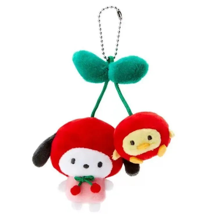 Sanrio Hello Kitty Kuromi Keychain & Makeup Bag Gift Set