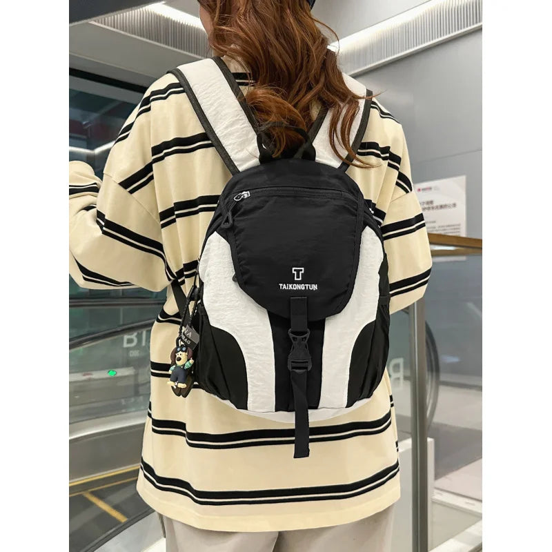 Nixie Two-Tone Lightweight Backpack for Travel & Daily Use