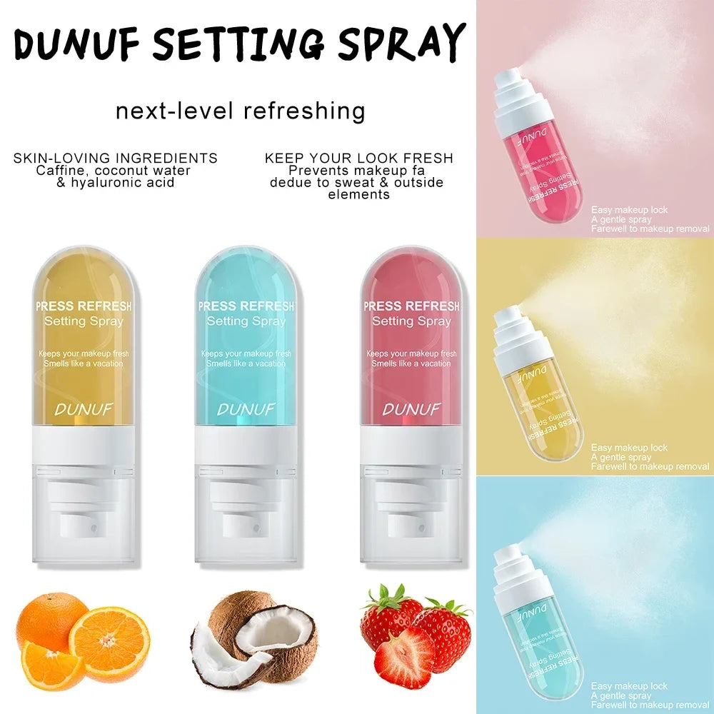 DUNUF Moisturizing Makeup Setting Spray – Oil-Free Long-Lasting