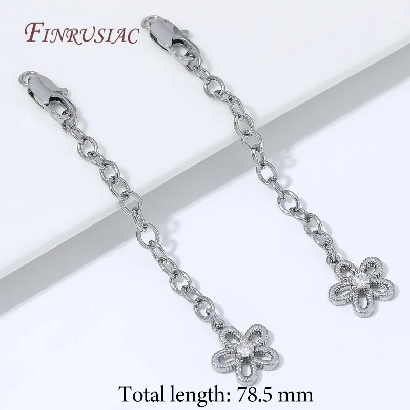 18K Gold Plated Necklace Extender Chain with Lobster Clasp