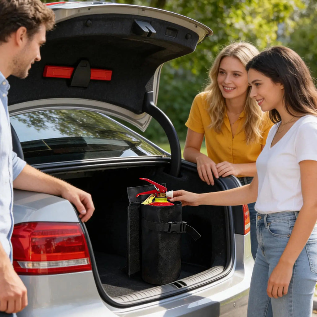 Vehicle Fire Extinguisher Mount – Adjustable Holder Bracket