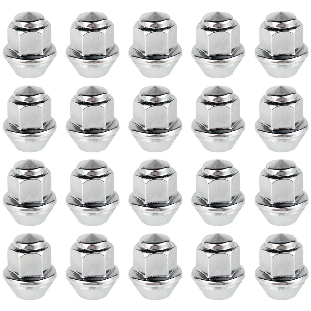 20Pcs M12x1.5 Ford Wheel Nuts 19mm Hex 60° Taper OEM 1678260