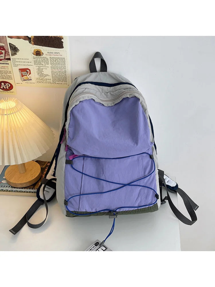 Nixie Color-Block Backpack – Lightweight Hiking & School Bag