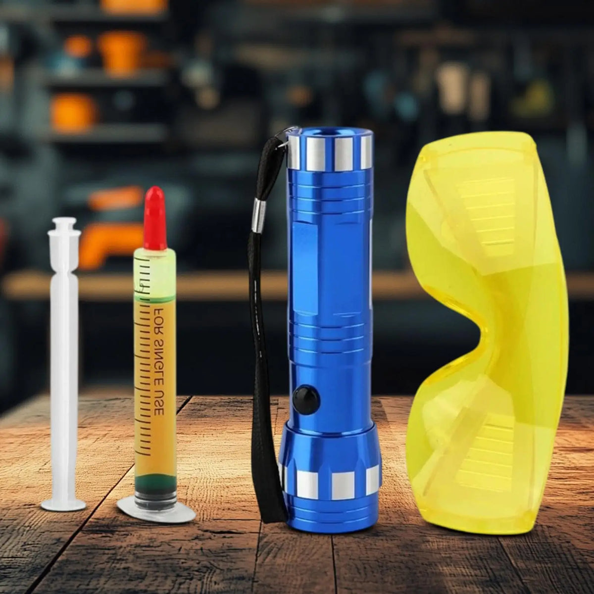 UV AC Leak Detector Kit – Fluorescent Dye for Auto & Home
