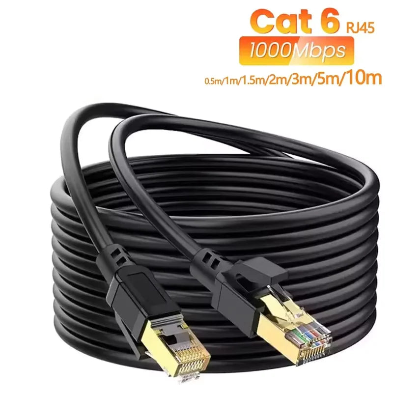 Cat6 Shielded RJ45 Ethernet Patch Cable 0.5M–10M | Nixie