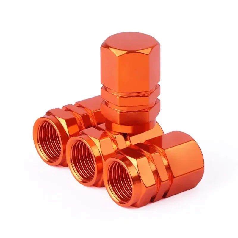 Aluminum Alloy Tire Valve Stem Caps – Anti-Rust, 11 Colors