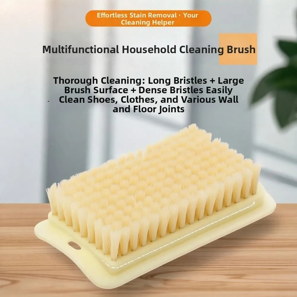 Soft Bristle Laundry Brush – Fabric Scrub & Stain Remover