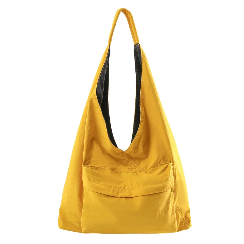 Harajuku Dumpling Shoulder Bag – Large Casual Nylon Hobo Bag