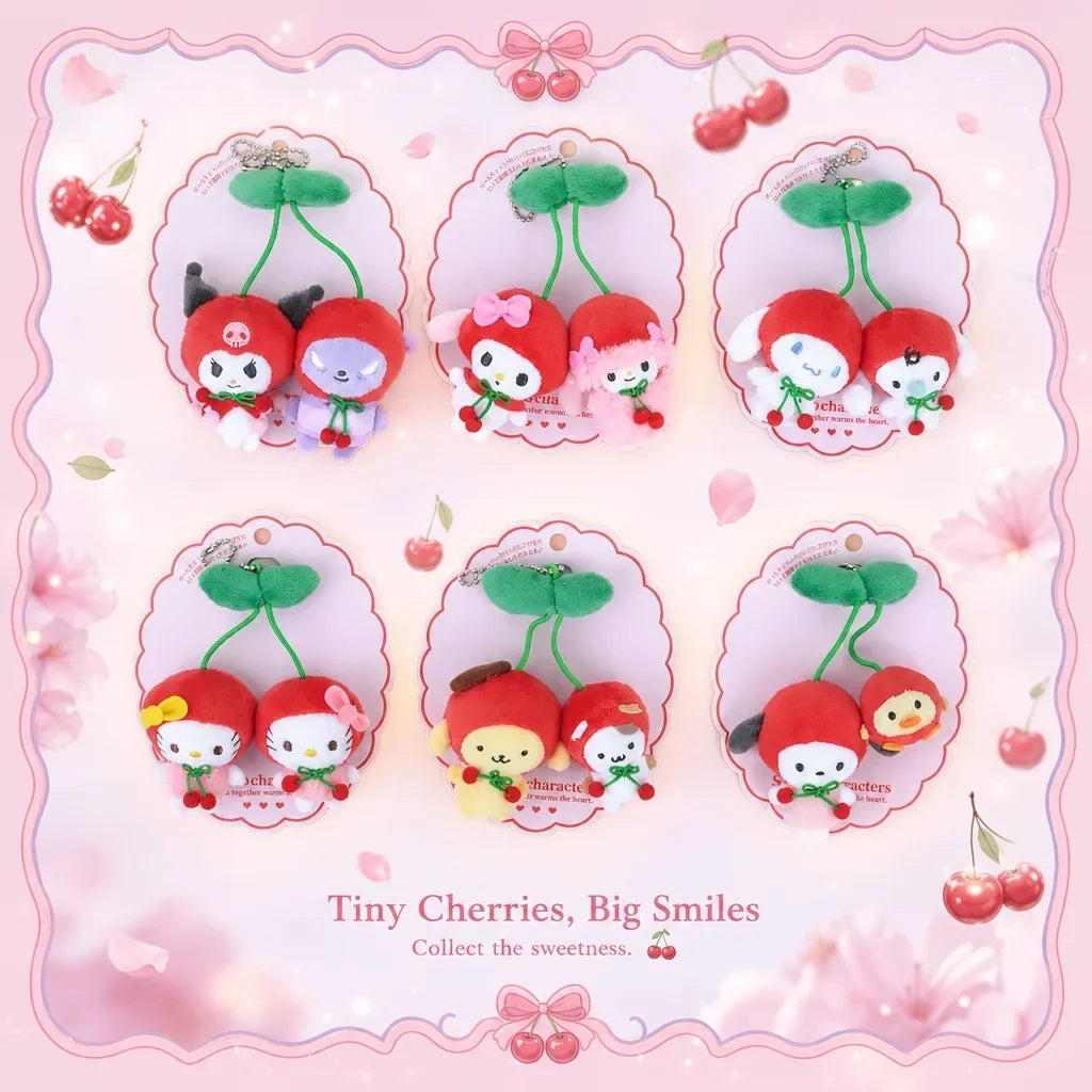 Sanrio Hello Kitty Kuromi Keychain & Makeup Bag Gift Set