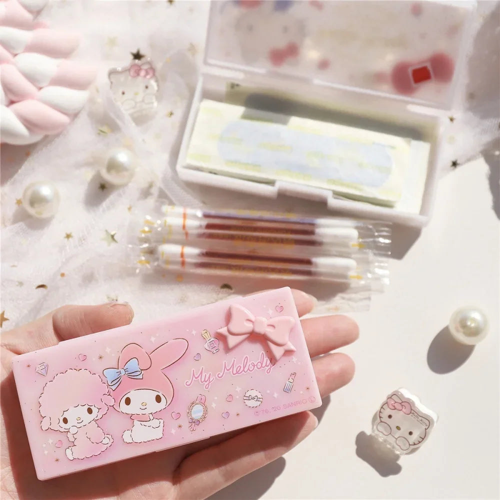 Sanrio Hello Kitty & My Melody Mini Desktop Storage Box