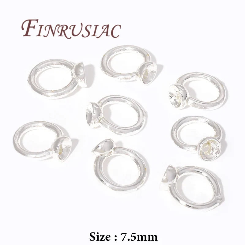 18K Gold Plated Crimp Beads & Covers – 4mm DIY Jewelry Findings
