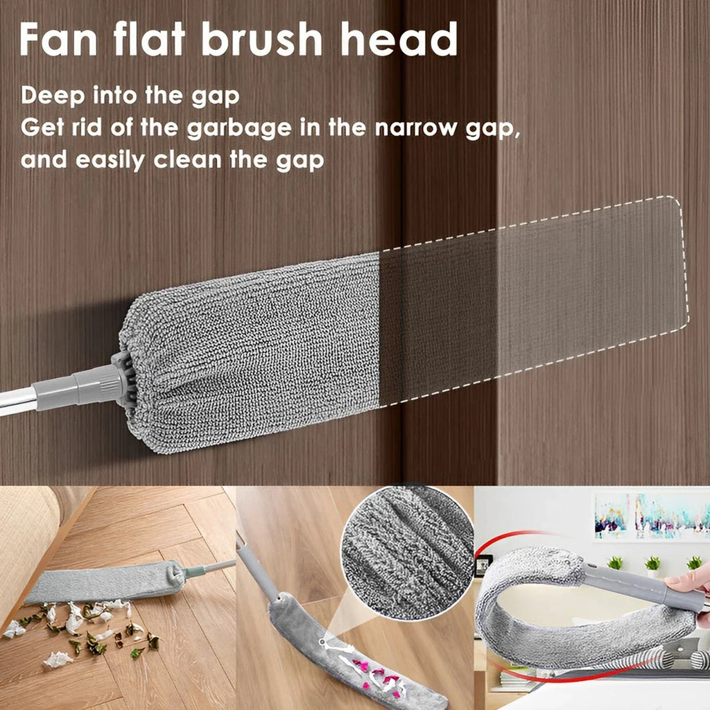 Telescopic Microfiber Duster Set – 40–250cm, 3 Heads