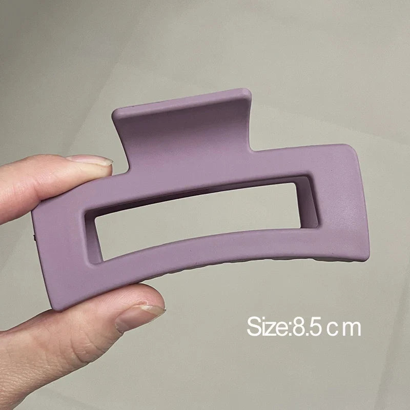 Large Acrylic Hair Claw Clip – Korean Geometric Barrette