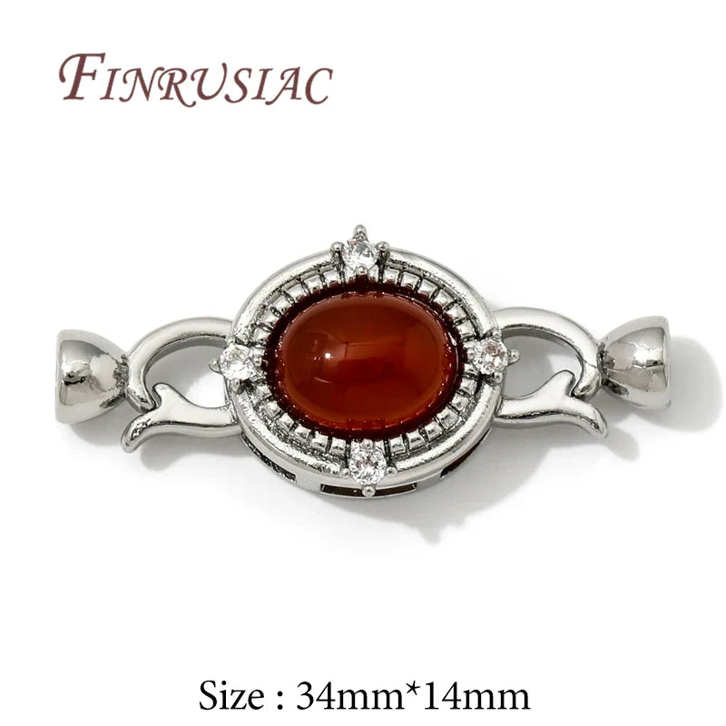 18K Gold Plated Zircon Clasp Connectors – DIY Jewelry Making