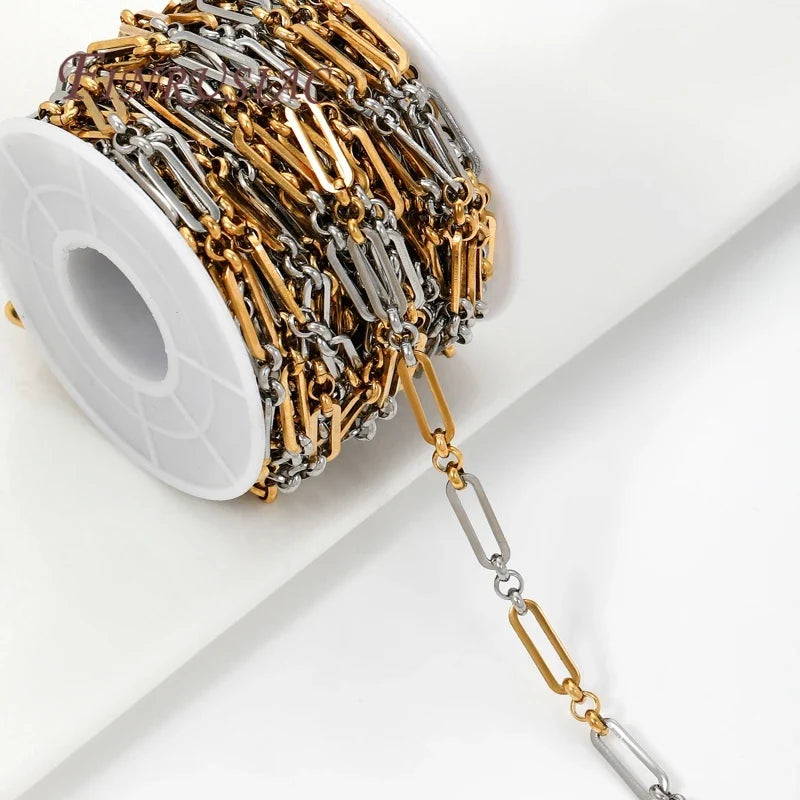 Gold-Plated Brass Chain – Cable Curb O Link | DIY Jewelry Making