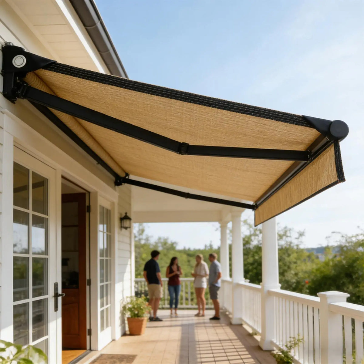 Rectangular Sun Shade Sail – 99% UV Block, Wind Resistant