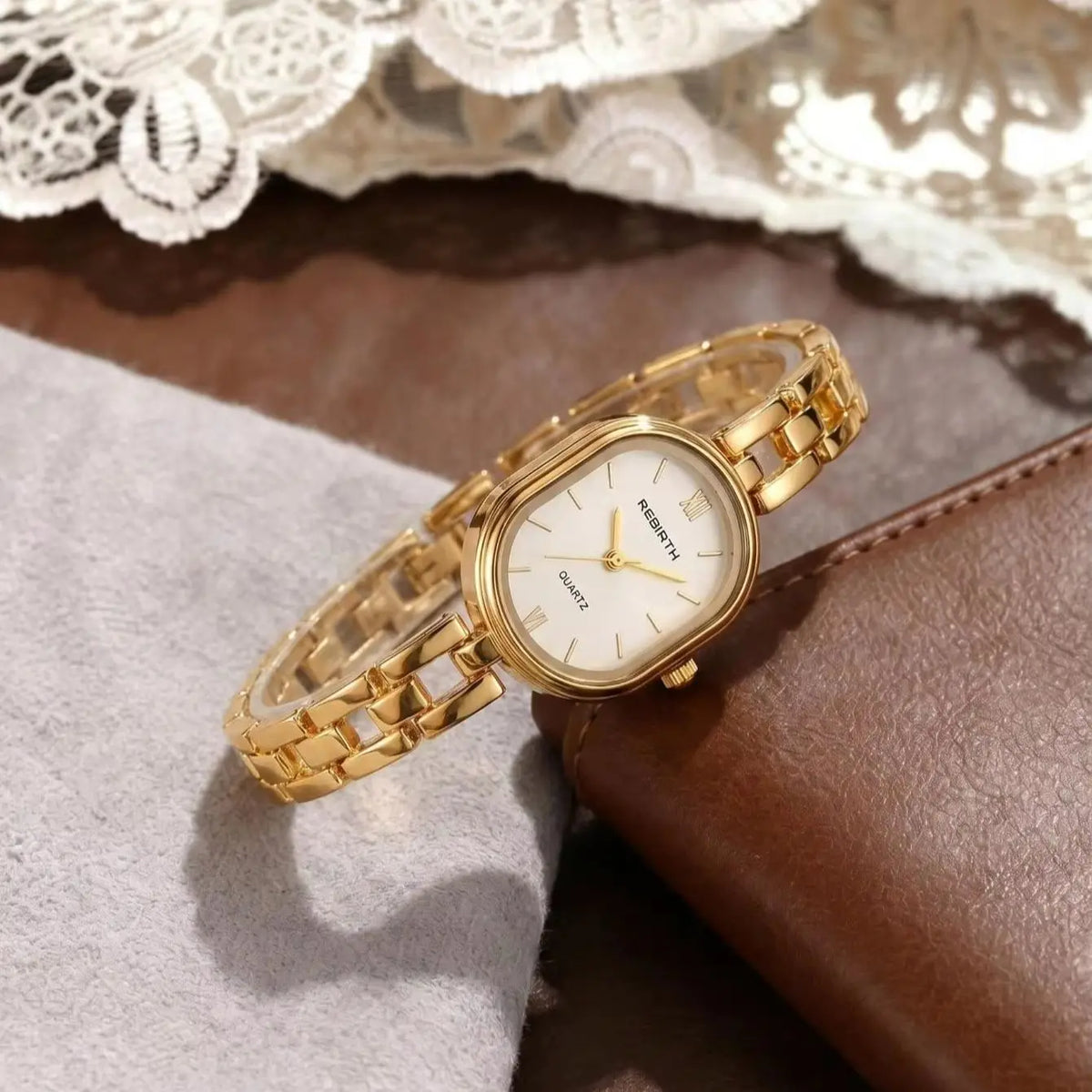 REBIRTH Women's Minimalist Quartz Watch – Casual Daily Wear