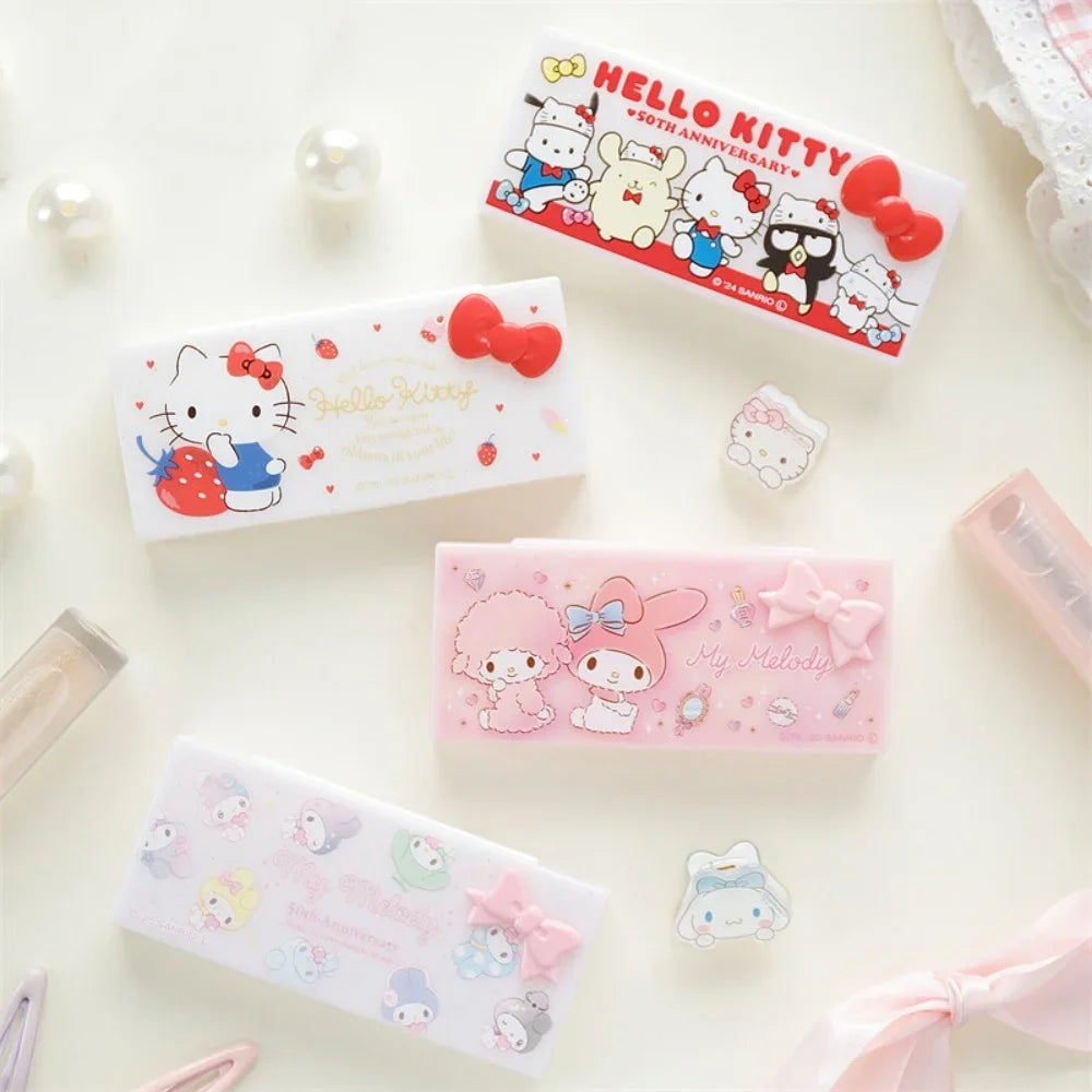 Sanrio Hello Kitty & My Melody Mini Desktop Storage Box