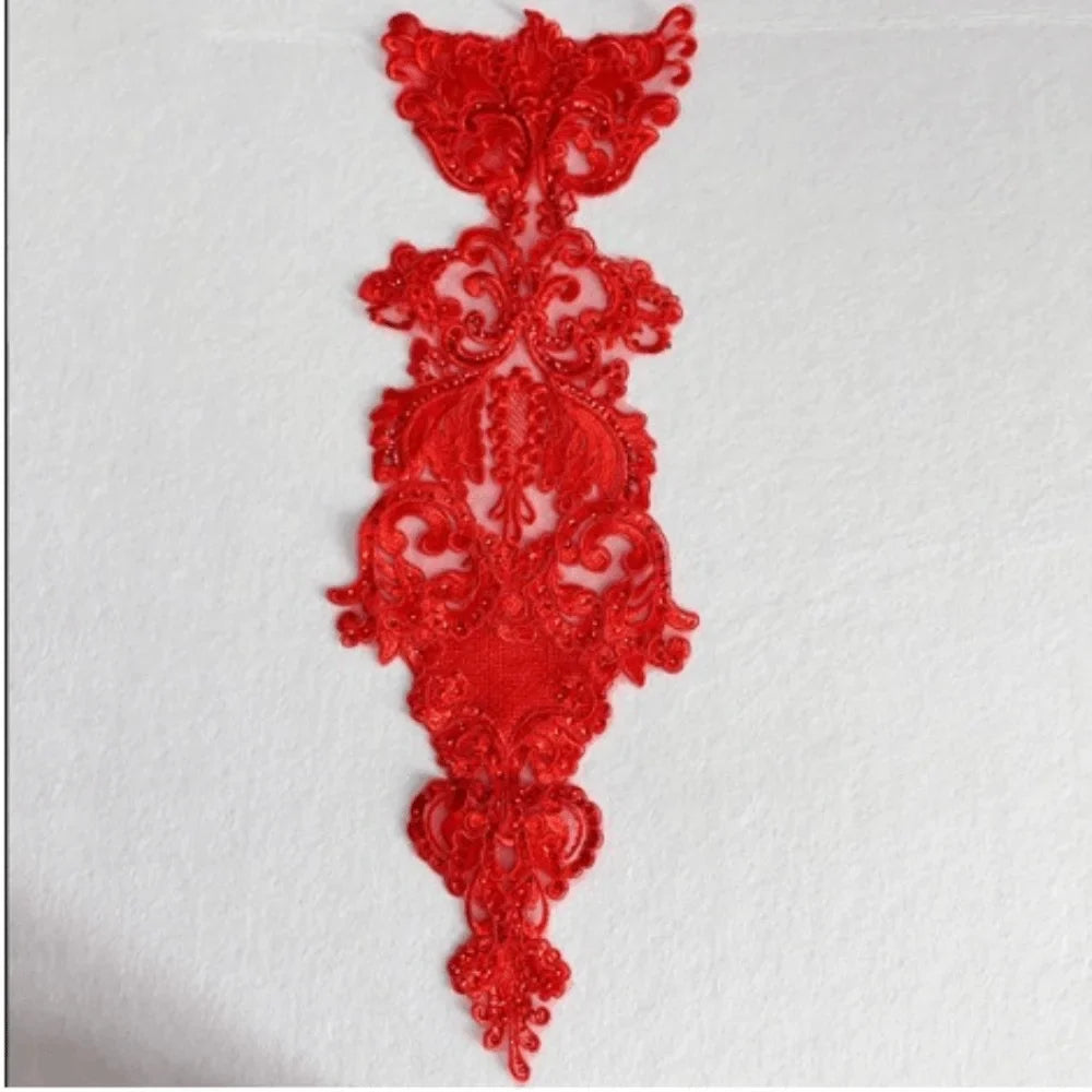 Large Sequin Embroidery Flower Patch – Dance Costume Appliqué