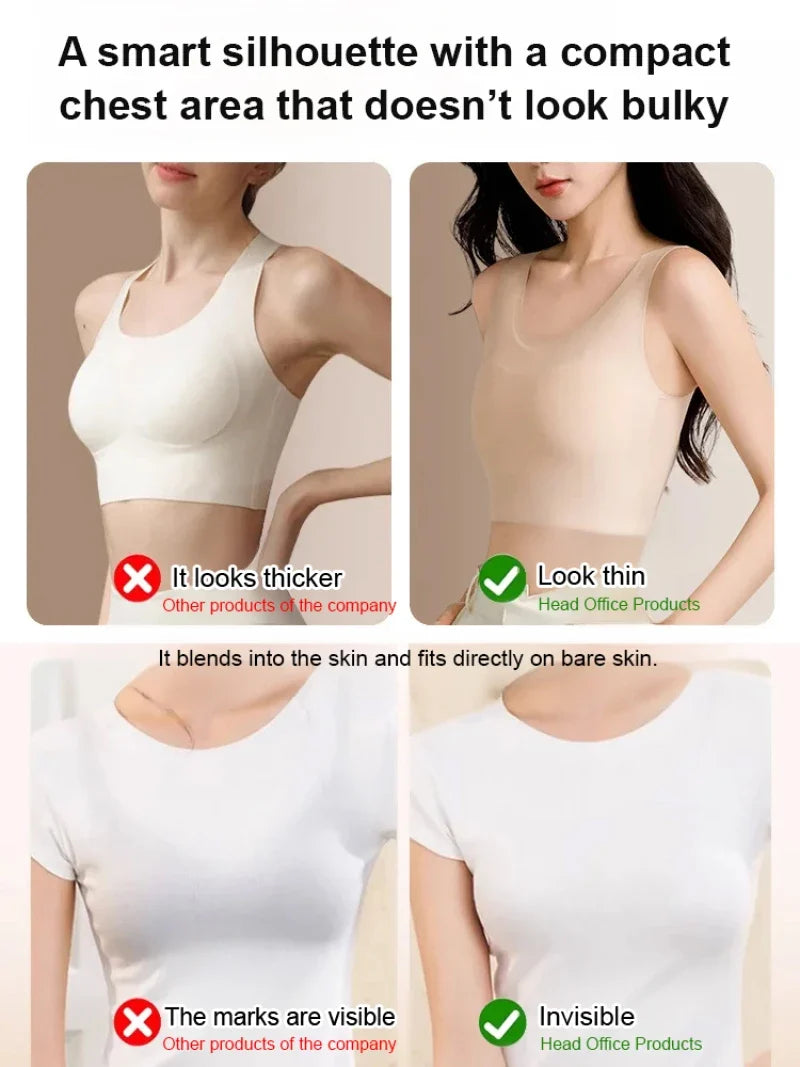 Women's Wire-Free Push-Up Bra – Wide Strap & Removable Pads