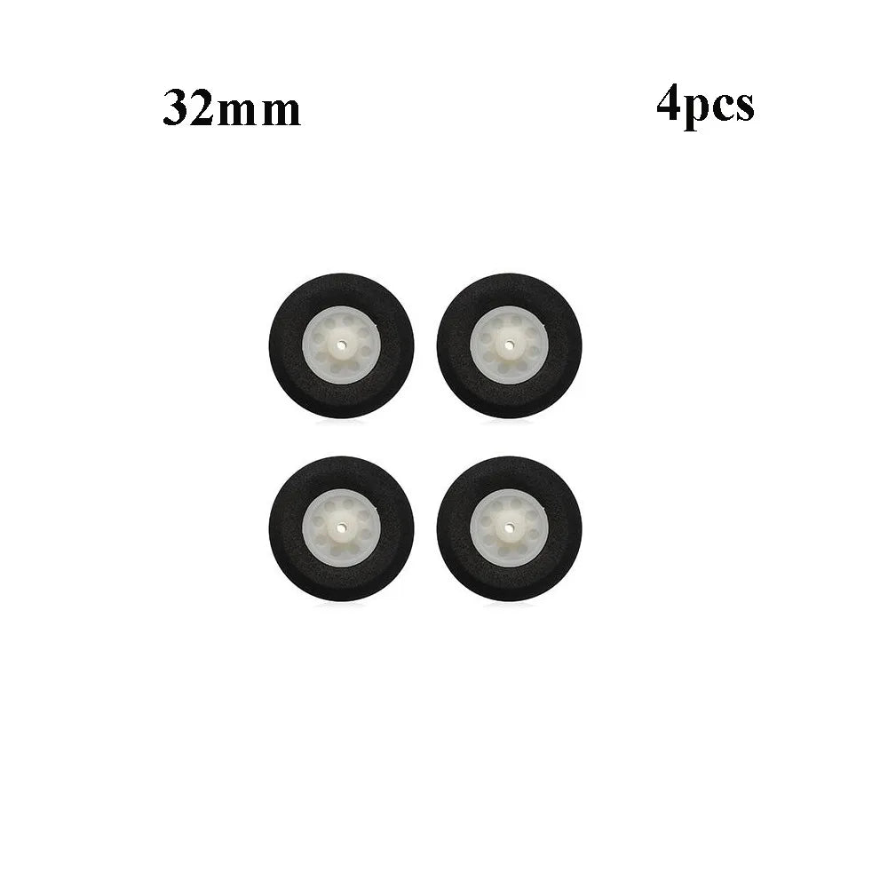 4pcs EVA Sponge Wheels 25–76mm DIY RC Plane Aircraft Parts
