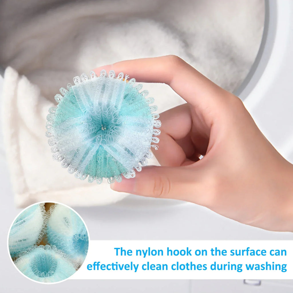 16-Pack Reusable Pet Hair Remover Balls for Laundry