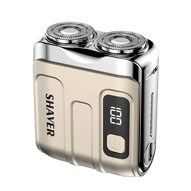 R-18 Mini Portable Electric Shaver – IPX7, LED, Type-C USB