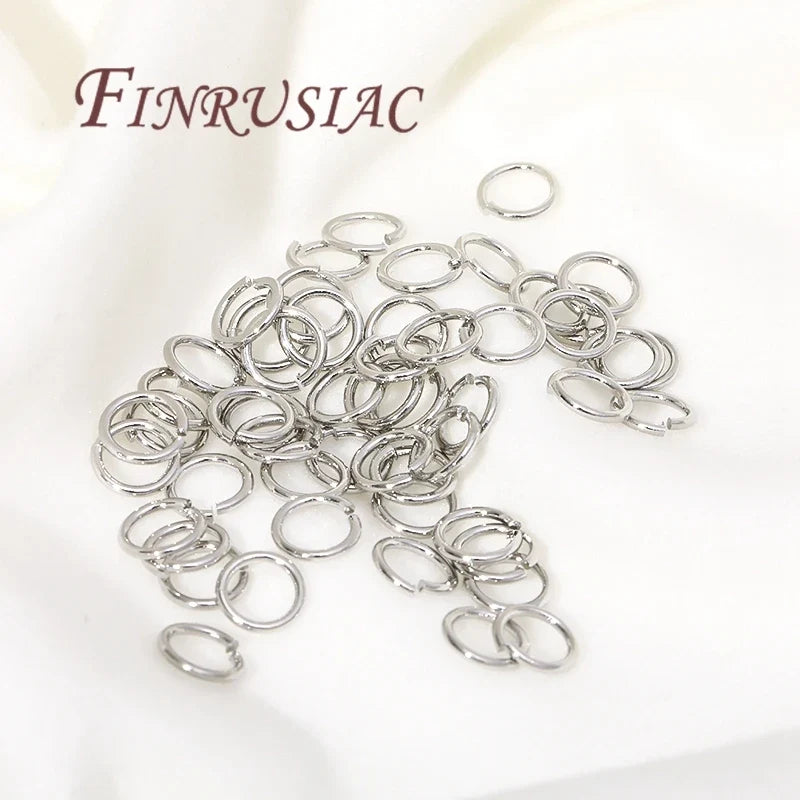 Gold Plated Open Jump Rings 3–8mm | DIY Jewelry Connectors