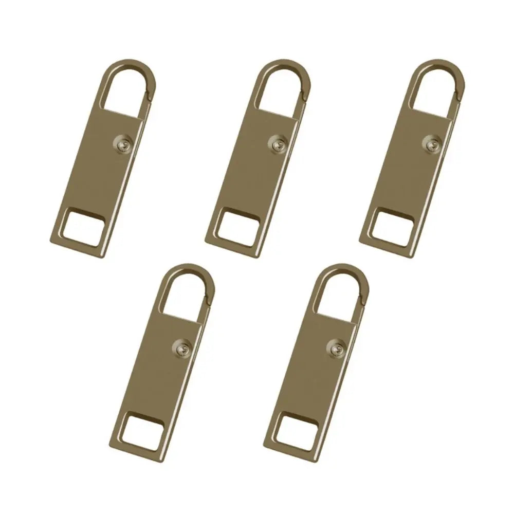 Metal Zipper Slider Replacement Heads – 5pc Repair Kit