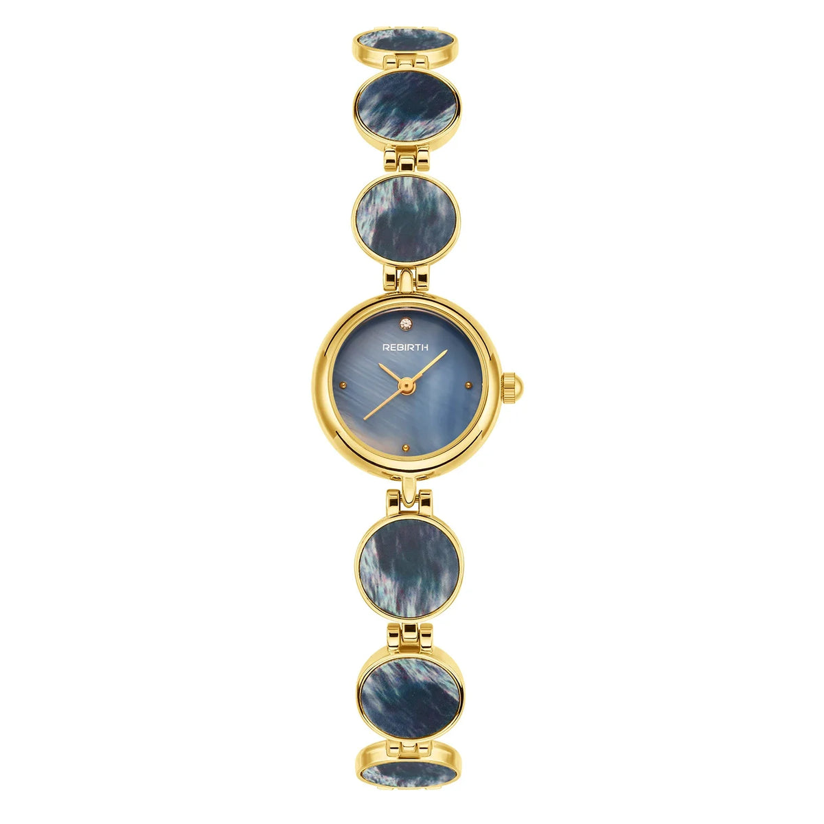 REBIRTH Women's Quartz Watch | Mother-of-Pearl & Diamond Dial