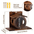 Wood Squirrel Feeder House – Wall Mounted Chipmunk Feeding Box