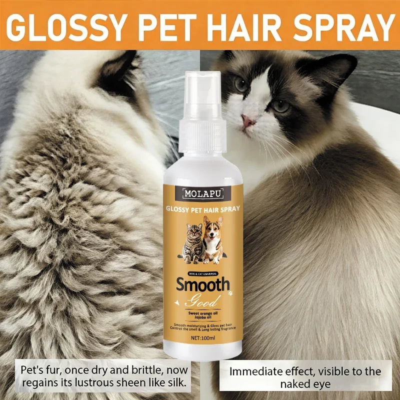 Pet Coat Conditioner Spray 100ml – Soft, Silky & Detangling