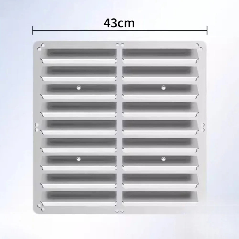 Stainless Steel AC Outdoor Wind Deflector – No Drilling