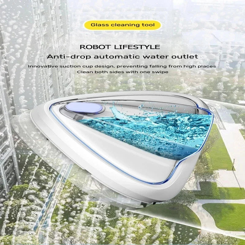 Double-Sided Magnetic Glass Cleaner – Window Wiper for Home